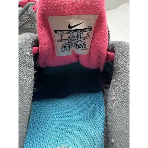 Nike Flex Experience RN Low Gray and pink running shoes size 7 - Picture 6 of 6